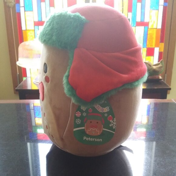 squishmallow Peterson gingerbread man Kelly toys Christmas theme has tag - Picture 5 of 15